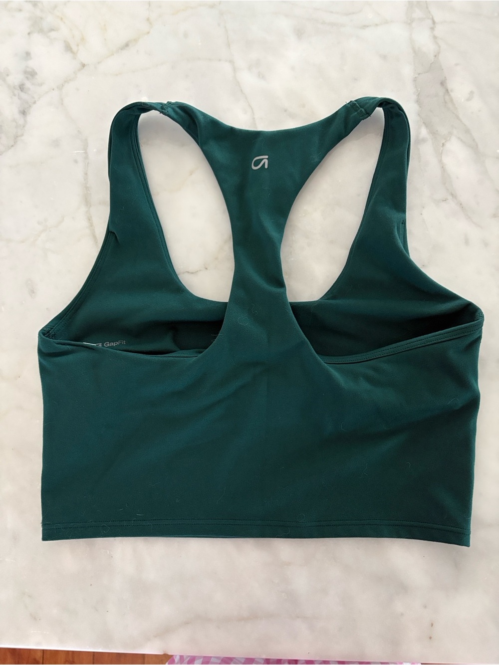 GAP Women's Teal Green Racerback Sports Bra